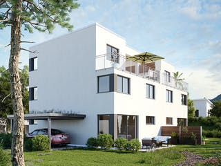 Fertighaus d.144 von TALBAU-Haus, Cubushaus Außenansicht 1