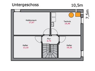 Fertighaus d.144 von TALBAU-Haus, Cubushaus Grundriss 4