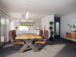 Fertighaus e.126 von TALBAU-Haus, Satteldach-Klassiker Innenansicht 1