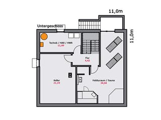 Fertighaus e.132 von TALBAU-Haus, Cubushaus Grundriss 3