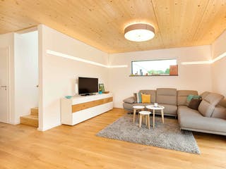 Fertighaus Musterhaus Günzburg von TALBAU-Haus Schlüsselfertig ab 520000€, Pultdachhaus Innenansicht 1