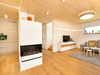 Fertighaus Musterhaus Günzburg von TALBAU-Haus Schlüsselfertig ab 520000€, Pultdachhaus Innenansicht 2