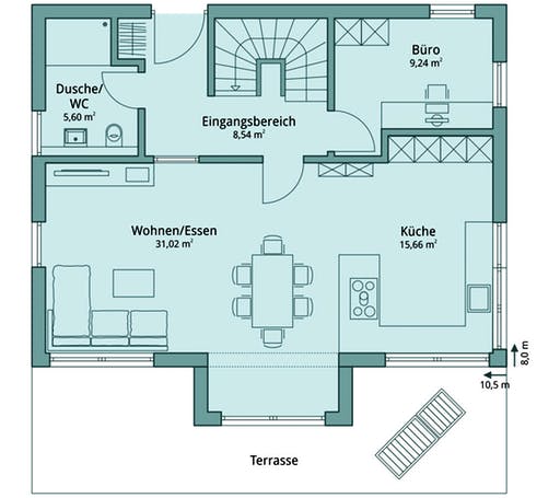 Talbau-Haus 111 Floorplan 1