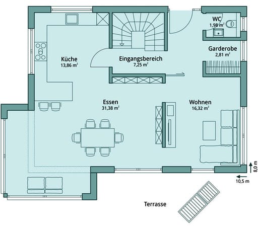 Talbau-Haus 114 Floorplan 1