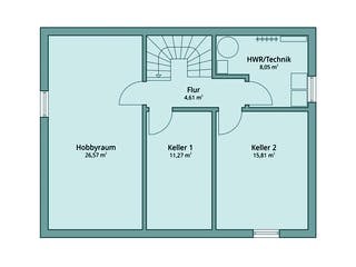 Fertighaus Haus 114 von TALBAU-Haus Schlüsselfertig ab 270927€, Cubushaus Grundriss 3