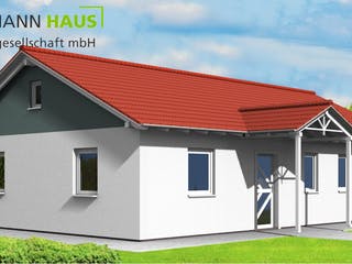 Fertighaus Tales von Hagemann Haus Schlüsselfertig ab 137100€, Bungalow Außenansicht 4