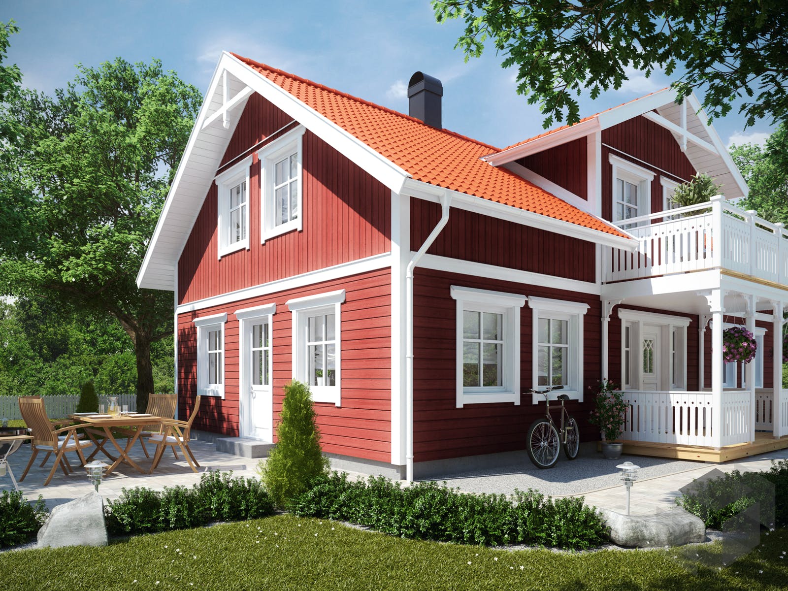 Einfamilienhaus Tallbacken von Eksjöhus | Fertighaus.de