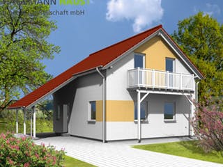 Fertighaus Tane von Hagemann Haus Schlüsselfertig ab 139900€, Satteldach-Klassiker Außenansicht 4