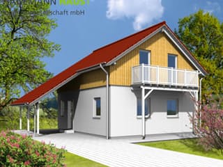 Fertighaus Tane von Hagemann Haus Schlüsselfertig ab 139900€, Satteldach-Klassiker Außenansicht 3