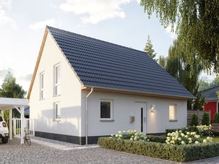 Massivhaus Aspekt 133 von Town & Country Haus Deutschland Schlüsselfertig ab 166640€, Satteldach-Klassiker Außenansicht 1