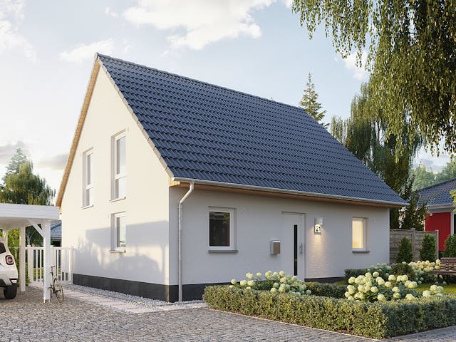Massivhaus Aspekt 133 von Town & Country Haus Deutschland Schlüsselfertig ab 166640€, Satteldach-Klassiker Außenansicht 1