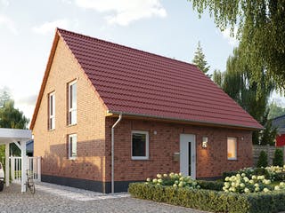 Massivhaus Aspekt 133 von Town & Country Haus Deutschland Schlüsselfertig ab 166640€, Satteldach-Klassiker Außenansicht 3