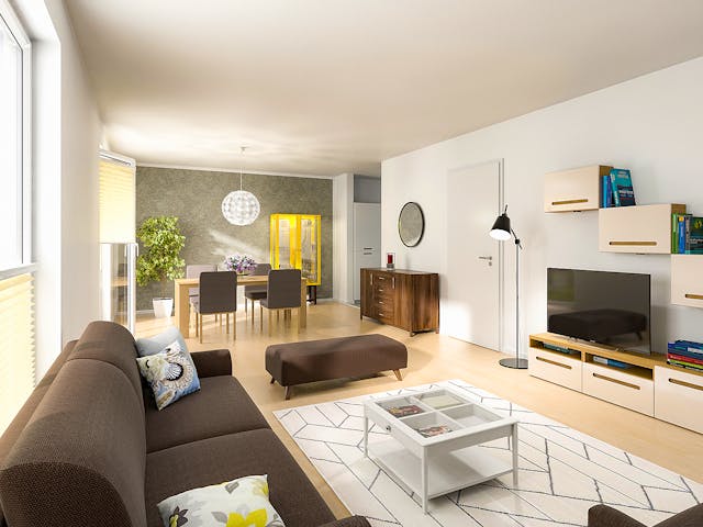 Massivhaus Aspekt 133 von Town & Country Haus Deutschland Schlüsselfertig ab 166640€, Satteldach-Klassiker Innenansicht 1