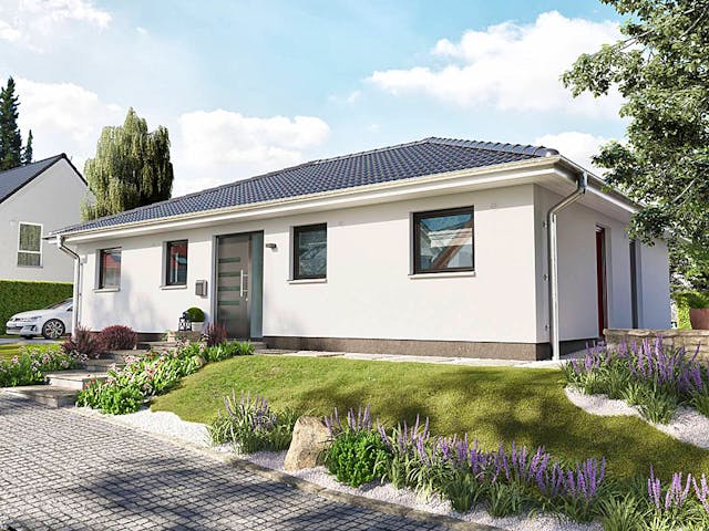 Massivhaus Bungalow 110 von Town & Country Haus Deutschland Schlüsselfertig ab 206090€, Bungalow Außenansicht 1