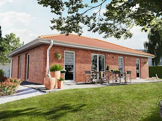 Massivhaus Bungalow 110 von Town & Country Haus Deutschland Schlüsselfertig ab 211890€, Bungalow Außenansicht 2
