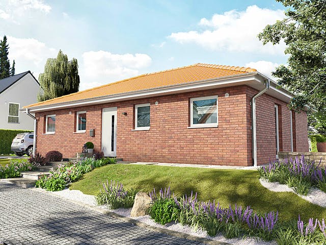 Massivhaus Bungalow 110 von Town & Country Haus Deutschland Schlüsselfertig ab 211890€, Bungalow Außenansicht 3