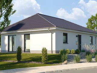 Massivhaus Bungalow 92 von Town & Country Haus Deutschland Schlüsselfertig ab 192950€, Bungalow Außenansicht 2