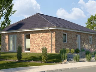 Massivhaus Bungalow 92 von Town & Country Haus Deutschland Schlüsselfertig ab 192950€, Bungalow Außenansicht 5