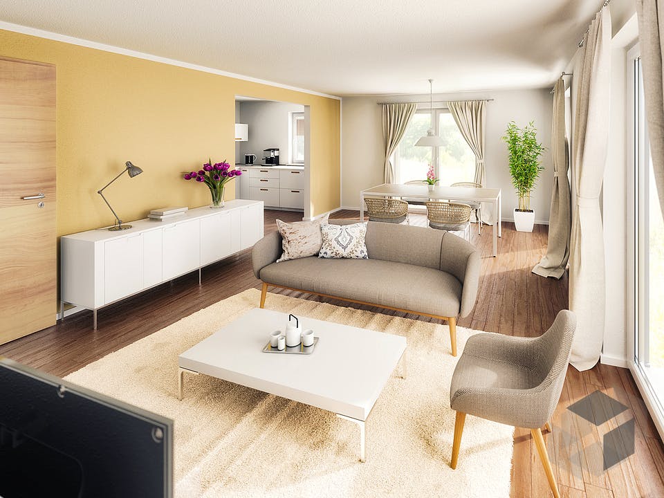 Bungalow 92 von Town & Country Haus Deutschland Innenansicht