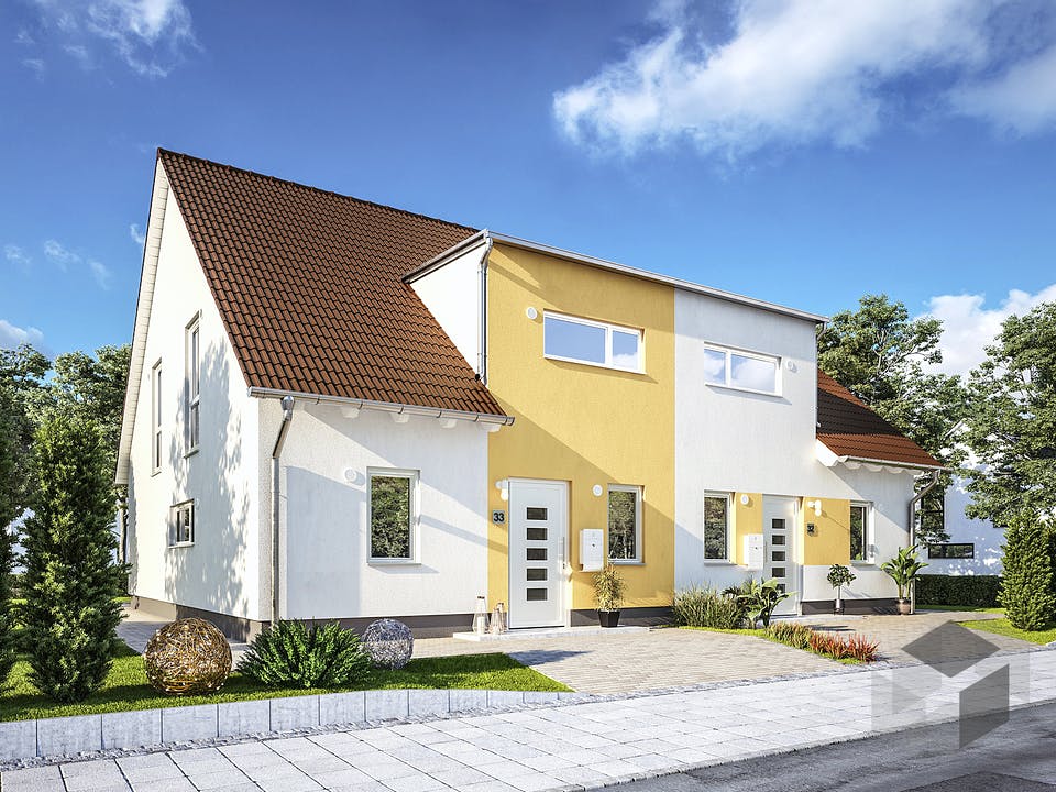 DH Duett 125 von Town & Country Haus Deutschland Außenansicht