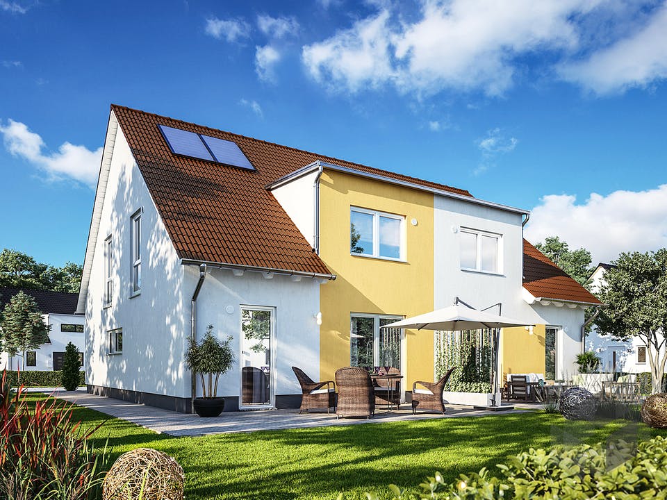 DH Duett 125 von Town & Country Haus Deutschland Außenansicht