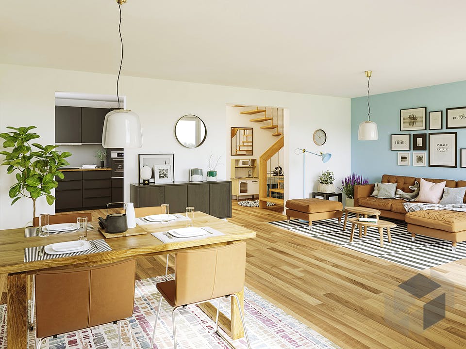DH Duett 125 von Town & Country Haus Deutschland Innenansicht