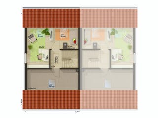 Massivhaus DH Mainz 128 Modern von Town & Country Haus Deutschland Schlüsselfertig ab 205290€, Grundriss 3