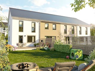Massivhaus Reihenhaus FürEuch von Town & Country Haus Deutschland Schlüsselfertig ab 141780€, Außenansicht 1