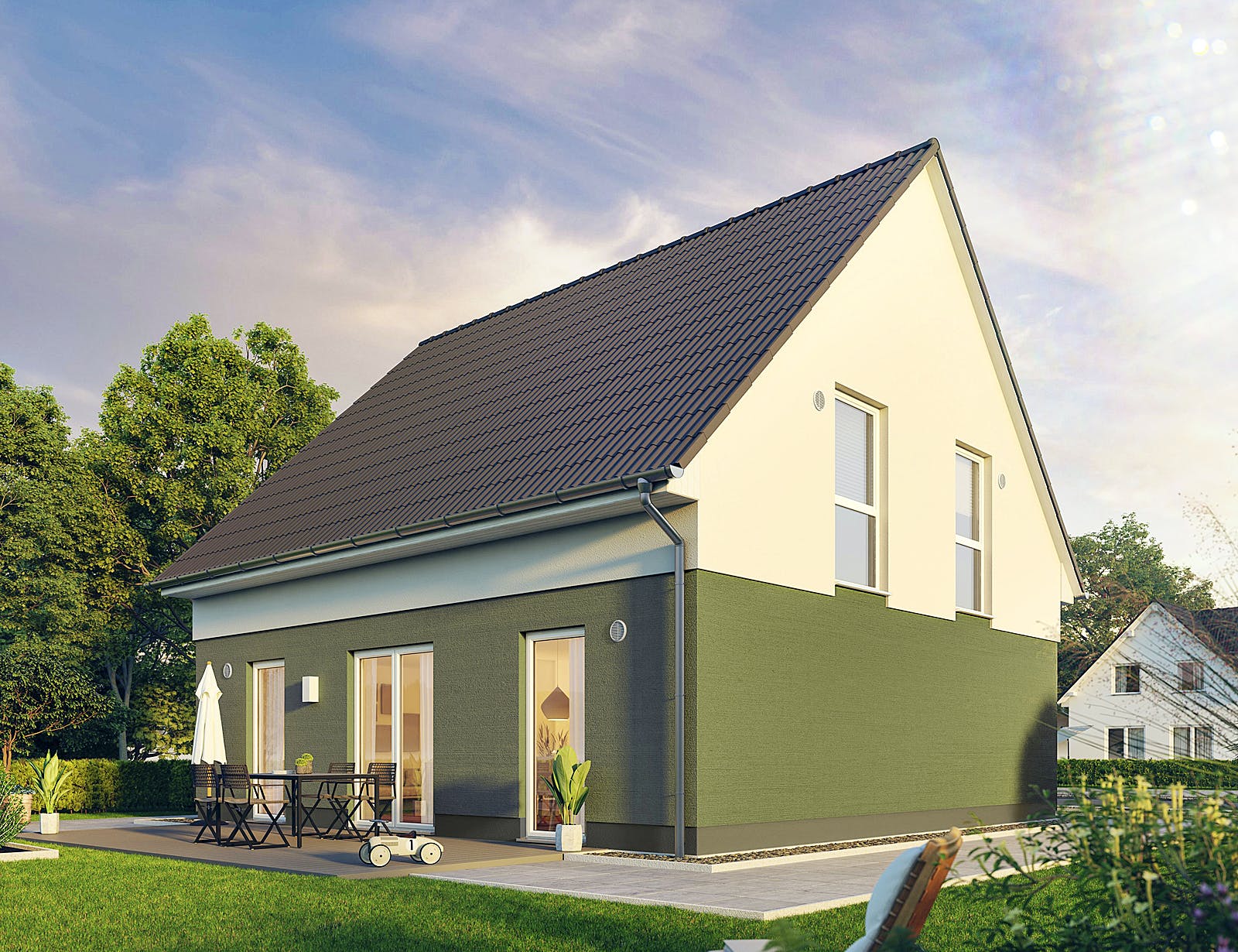 Massivhaus Edition Clever 138+ von Town & Country Haus Deutschland Schlüsselfertig ab 266250€, Außenansicht 1