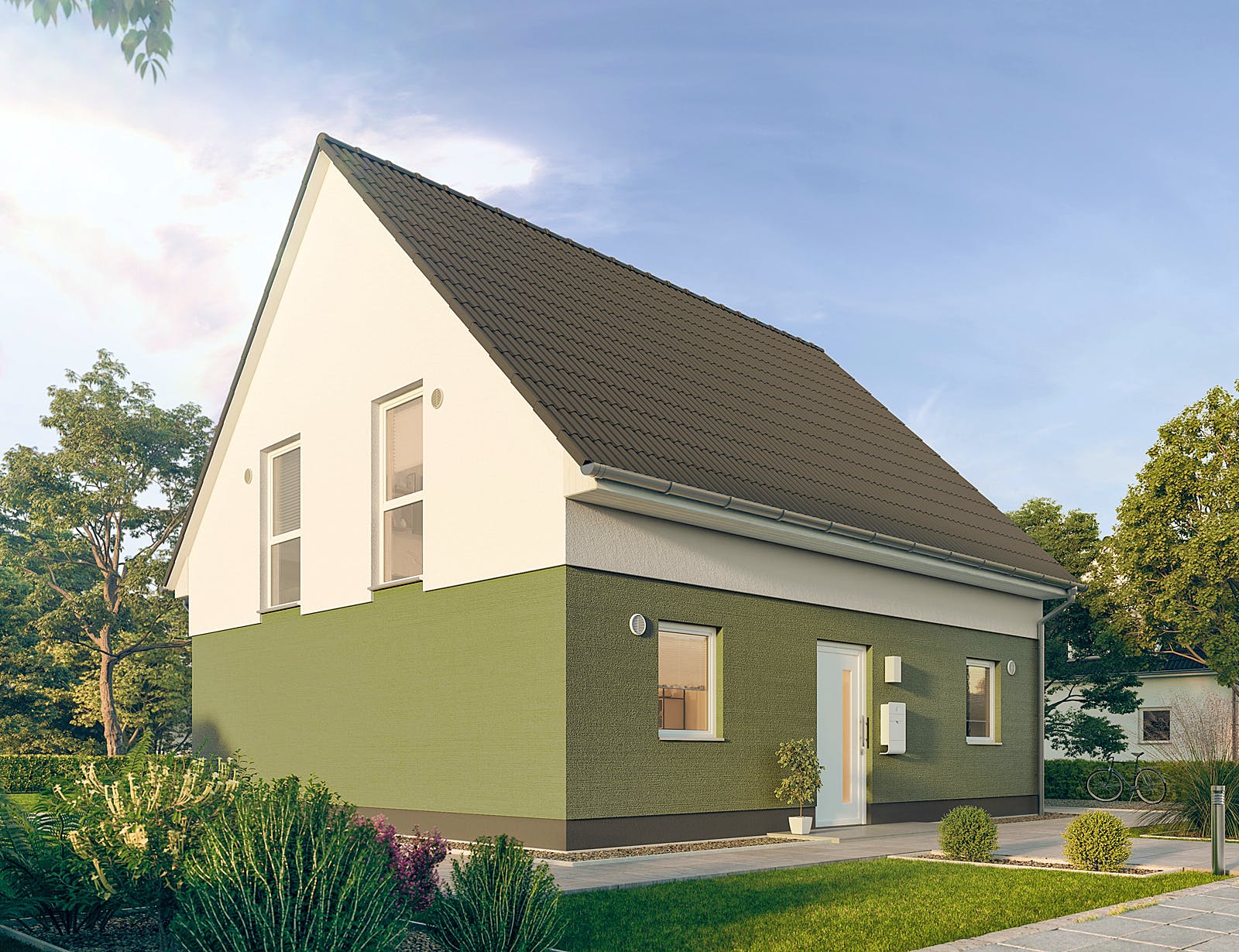 Massivhaus Edition Clever 138+ von Town & Country Haus Deutschland Schlüsselfertig ab 266250€, Außenansicht 2