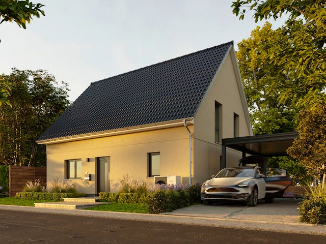 Massivhaus Edition Clever 138+ von Town & Country Haus Deutschland Schlüsselfertig ab 273750€, Außenansicht 2