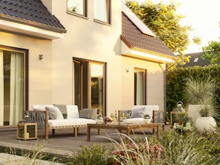 Massivhaus Flair 134 von Town & Country Haus Deutschland Schlüsselfertig ab 242190€, Satteldach-Klassiker Außenansicht 2