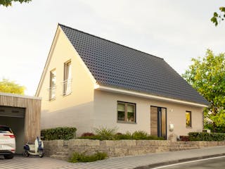 Massivhaus Flair 134 von Town & Country Haus Deutschland Schlüsselfertig ab 242190€, Satteldach-Klassiker Außenansicht 3