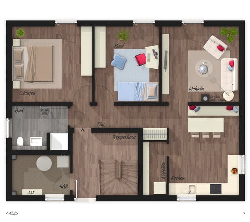 Massivhaus Stadthaus Flair 180 DUO von Town & Country Haus Deutschland Schlüsselfertig ab 301200€, Stadtvilla Grundriss 2