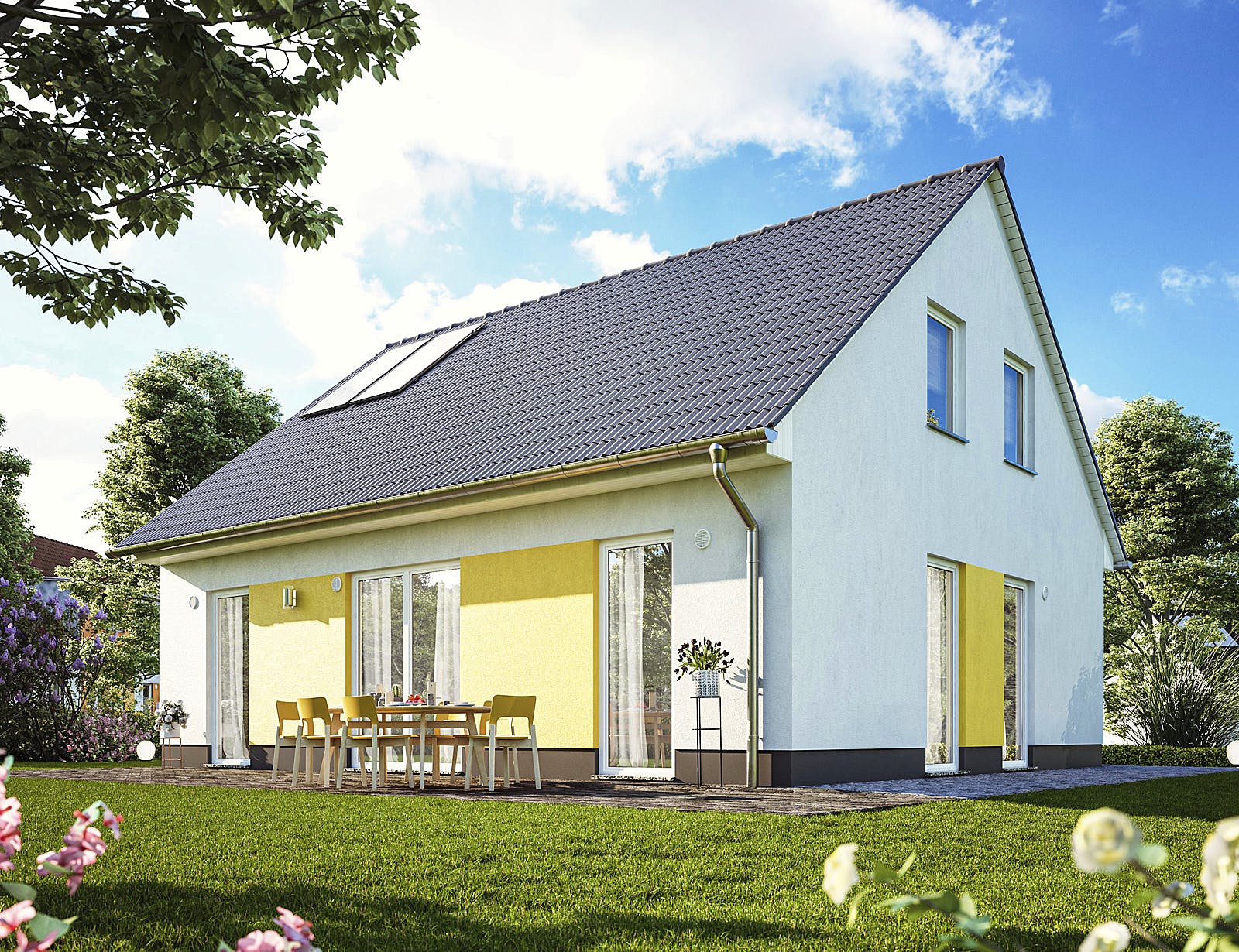Massivhaus Forever Young (inactive) von Town & Country Haus Deutschland Schlüsselfertig ab 160550€, Außenansicht 2