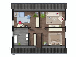 Massivhaus Forever Young von Town & Country Haus Deutschland Schlüsselfertig ab 160550€, Satteldach-Klassiker Grundriss 2