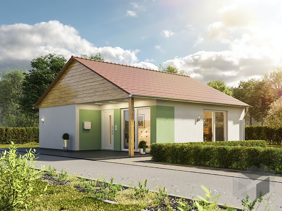 Glückswelthaus Bungalow 61 von Town & Country Haus Deutschland Außenansicht