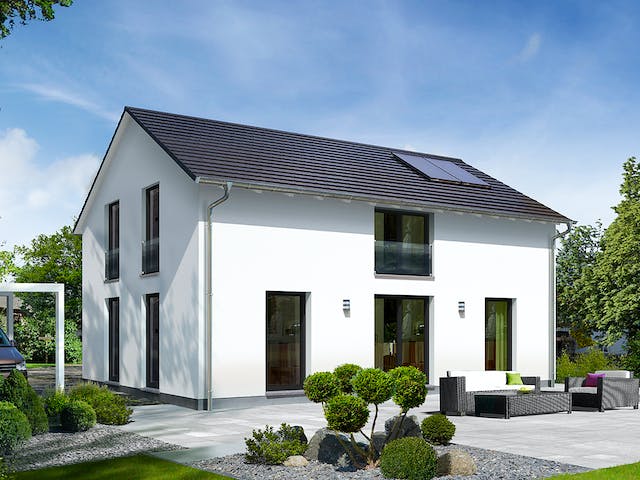 Massivhaus Landhaus 142 Modern von Town & Country Haus Deutschland Schlüsselfertig ab 259950€, Außenansicht 8