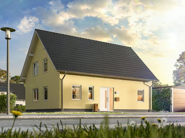 Massivhaus Landhaus 142 von Town & Country Haus Deutschland Schlüsselfertig ab 259950€, Satteldach-Klassiker Außenansicht 2