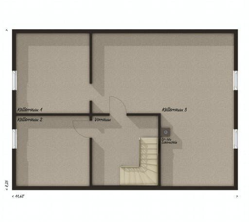 Massivhaus Landhaus 142 von Town & Country Haus Deutschland Schlüsselfertig ab 239310€, Satteldach-Klassiker Grundriss 3