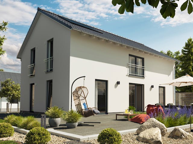 Massivhaus Landhaus 142 Modern von Town & Country Haus Deutschland Schlüsselfertig ab 259950€, Außenansicht 1