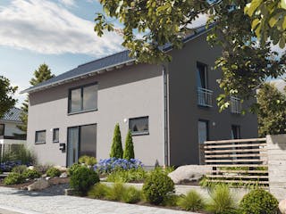 Massivhaus Landhaus 142 Modern von Town & Country Haus Deutschland Schlüsselfertig ab 267250€, Außenansicht 5