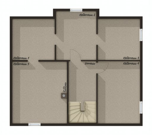 Massivhaus Lichthaus 152 von Town & Country Haus Deutschland Schlüsselfertig ab 248660€, Satteldach-Klassiker Grundriss 3