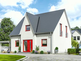 Massivhaus Lifestyle 120 von Town & Country Haus Deutschland Schlüsselfertig ab 189150€, Satteldach-Klassiker Außenansicht 7