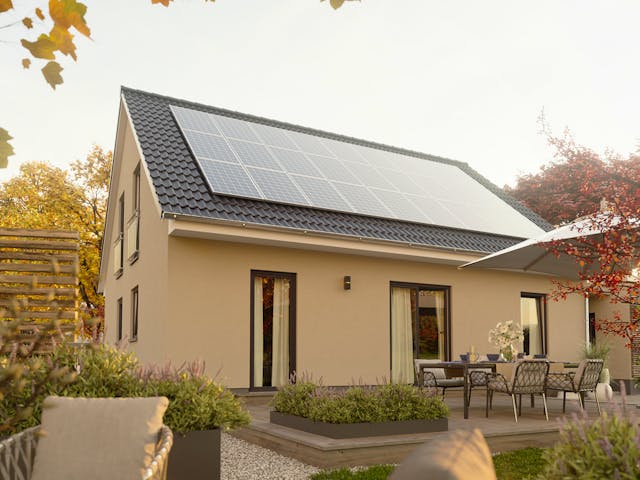 Massivhaus Mitwachshaus Flair 148 von Town & Country Haus Deutschland Schlüsselfertig ab 247500€, Außenansicht 1 Massivhaus Mitwachshaus Flair 148 von Town & Country Haus Deutschland Schlüsselfertig ab 247500€, Außenansicht 1