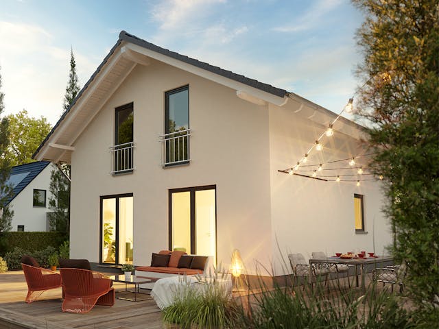 Massivhaus Raumwunder 100 Süd von Town & Country Haus Deutschland Schlüsselfertig ab 204350€, Außenansicht 1 Massivhaus Raumwunder 100 Süd von Town & Country Haus Deutschland Schlüsselfertig ab 204350€, Außenansicht 1