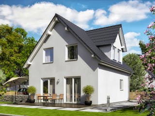 Massivhaus Raumwunder 90 von Town & Country Haus Deutschland Schlüsselfertig ab 194250€, Satteldach-Klassiker Außenansicht 4