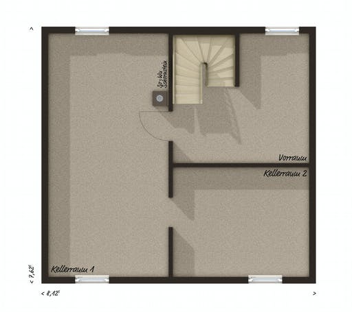 Massivhaus Raumwunder 90 von Town & Country Haus Deutschland Schlüsselfertig ab 180690€, Satteldach-Klassiker Grundriss 3