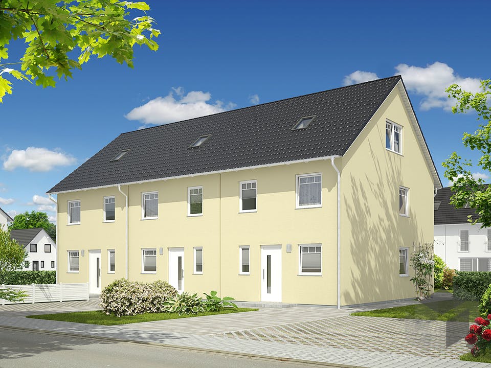 Mainz 128 Reihenmittelhaus von Town & Country Haus Deutschland Außenansicht