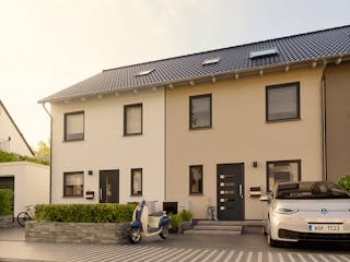 Massivhaus Reihenhaus Mainz 128 von Town & Country Haus Deutschland Schlüsselfertig ab 247490€, Außenansicht 4